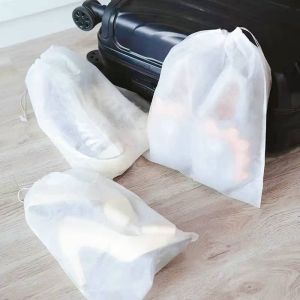 HOME BEST 1pc Portable Non Wowen Dust Cover Drawstring Shoe Storage Travel Storage Bag Beg Penyimpanan Kasut 鞋袋 防黄袋 防尘袋 收纳袋