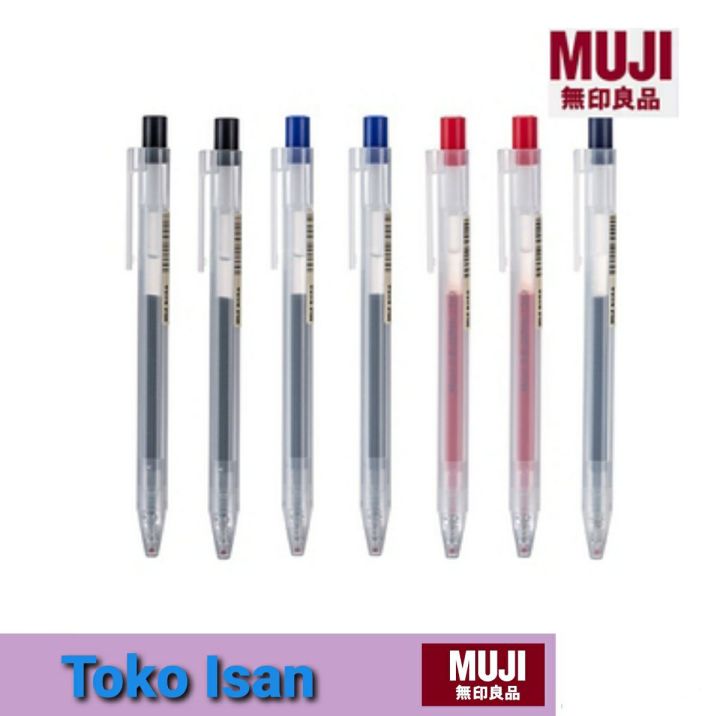 Retractable Gel Muji Smooth Gel Ink Ballpoint Pen MUJI Smooth Gel