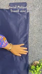 Mukena Clarissa Series | Mukena Travel Mini Parasut Premium Polos | Mukena Travel Pouch Model Korea Laser Cut