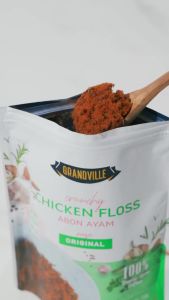 Grandville Abon Crunchy - Abon Cipung | Sapi Ori & Spicy - Tanpa Pengawet & Msg Bpom