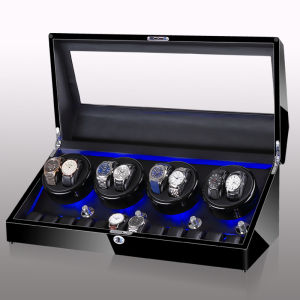 Automatic Winding Watch Box SVICHEON Home Use Storage Organizer Watch Wind Machine Gift Box Fashion Jewelry Storage Case