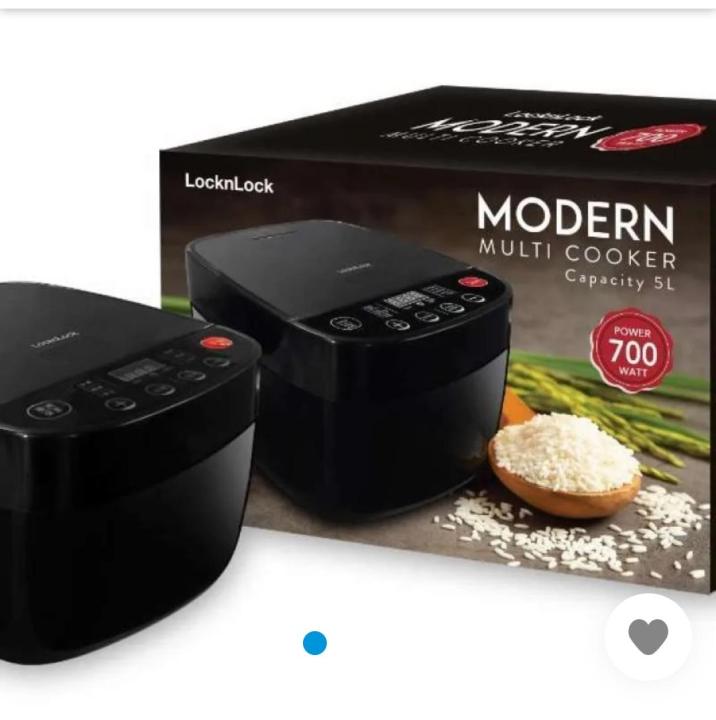 Lock n Lock Modern Multi Cooker 700W Rice Cooker , Steamer , Oven Ori Lazada Indonesia