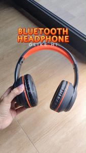 Headphone Bluetooth Headset Wireless Full Bass Stereo Handsfree Earphone Tanpa Kabel Olike H1