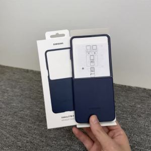 Samsung | Kindsuit Leather Case For Samsung Galaxy Z Flip8 Flip 8 Luxury Bio-Based Skin Feel Cover Slim Shockproof Matte Protective Cover