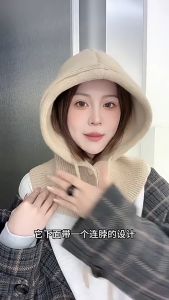 Nón Len Giữ Ấm Phủ Kín Đầu Và Cổ Balaclava Cài Nút - 100style