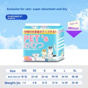 VOA | Lightweight and Dry Cat Absorbent Diapers