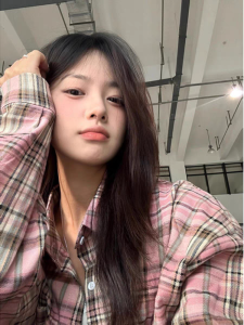 YIWEIYI | Never Outdated Fashionable High Grade Plaid Slim Fit Shirt for Petite Women