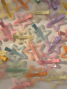 Kẹp Tóc Hình Ngôi Sao Nhiều Màu Dopamine Kẹp Tóc Hình Mỏ Vịt Cho Bé Gái Kẹp Tóc Trang Trí Cho Tóc Mái Kẹp Tóc Hình Trái Tim