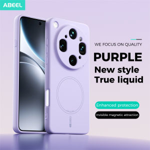 szhaiyu | For OPPO Find X9 Ultra X9 Pro Phone Case for Find X9 for Magsafe Magnetic Wireless Charging Liquid Silicone Protective Cover
