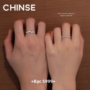 CHINSE | Luxury Plain Couple Rings 2PCS