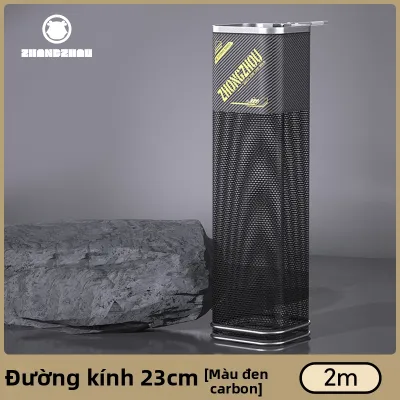 ZHONGZHOU | Mạng Đựng Cá Dành Cho Cá Săn Bắt Hoang Dã Hình Vuông Nhỏ