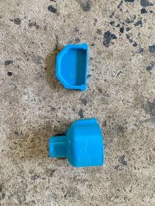 ฝาปิดระบายรางน้ำ กรงตับไก่ไข่ ชุดปิดรางน้ำ หัว+ท้าย