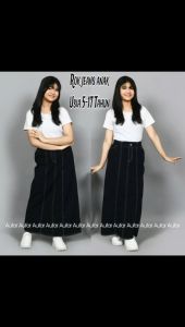 5-17 tahun rok jeans anak perempuan model terbaru