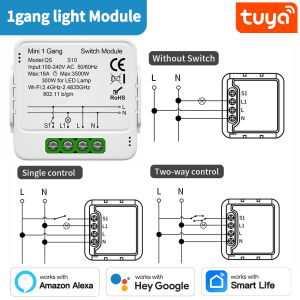 TNCE Tuya Switch WIFI Zigbee Light Curtain Dimmer Smart DIY MINI Module Roller Blinds Shutter Breaker voice alexa google home