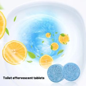 Toilet Bowl Cleaner Tablets Powerful Stain Remover Automatic Toilet Cleaner Long-Lasting Fresh Scent Deodorizer Cleaning Tablets