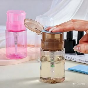 Chai Xịt Dung Dịch Tẩy Sơn Móng Tay 100ml Thân Thiện Với Môi Trường Chống Rò Rỉ Tái Chế Được Dạng Nhấn Dùng Cho Dung Dịch Tẩy Sơn Gel UV