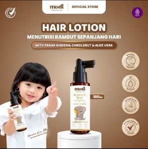 Moell Hair Lotion Nourish Hair Everyday 100ml | Natural Organik