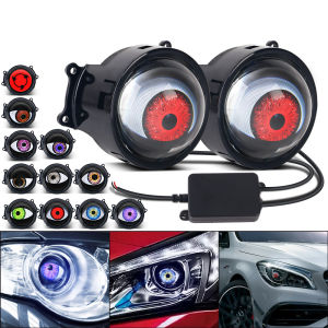 Cool Decoration Dynamic LED Car Headlights Devil Eye LED Car Light Headlight Assembly Modified Eagle Eye Light Cars Accessory