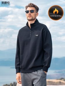 Enjeolon | Áo Hoodie Nam Cotton Pique Lớp Không Khí