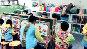 Kids Art Apron Waterproof Artist Painting Aprons Children Art Quick Drying Polyester Smock For Art Pre-School Kids
