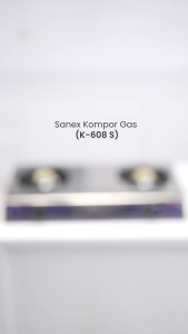 Sanex Kompor Gas Stainless Steel K-608S 2 Tungku