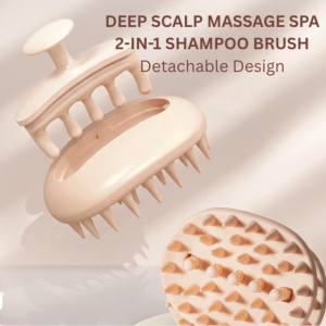 2in1 Scalp Exfoliator & MMassager | Shampoo Brush | Scalp Scrubber | Exfoliating Scalp Brush | Scalp Massager