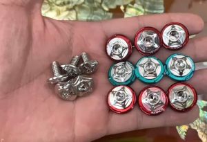 [CHUYÊN SỈ] Ốc Dù Salaya 6li1 Kèm Long Đền Kitaco & Titan Gr5 - Gắn Nón Bảo Hiểm