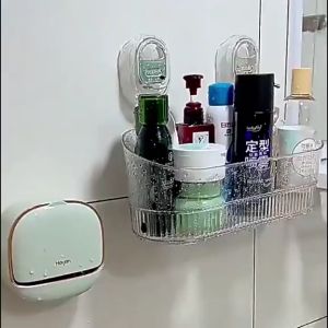 Giá Để Đồ Nhà Tắm Nhà Bếp Hút Chân Không Tiện Ích Không Cần Khoan Tường Di Đời Dễ Dàng