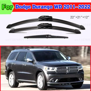 Car Front Rear Wipers Blades Set Windshield Windscreen Window 22"+21"+12" Car Accessories For Dodge Durango WD 2011 - 2022 SRT