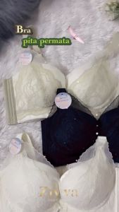 Bra Push Up Wanita Mengangkat Payudara - Bra Renda - Bra Remaja | Zivva Bra Renda Pita Bulat