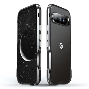 Aluminum Armor Bumper Frame Phone Case For Google Pixel 10 9 8 Pro XL 9A Irregular Metal Cutting Process Edge Protection Cover