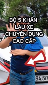 KHĂN LAU ĐA NĂNG MICROFIBER 30X70 CM khăn lau xe chuyên dụng siêu thấm hút dụng cụ lau chùi xe hơi rửa ô tô chuyên nghiệp LOTA SHOP