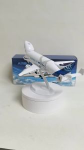 ABS 20CM Scale Aircraft A330 Beluga Airways Openable Cargo Door Miniature Airplane Collections And Displays Planes Model Gift