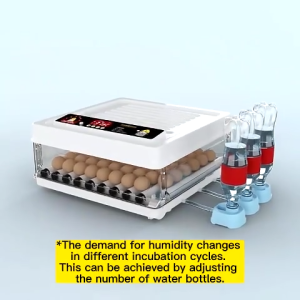 220V/12V Eggs Fully Automatic Egg Incubator 130 Egg Incubator Intelligent Digital Hatcher Brooder with Temperature Control and Auto Turning for Hatching Chicken Duck Goose Quail Birds Incubators for Farm