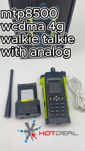 mtp8500 wcdma 4g walkie talkie with analog