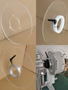 Acrylic Labeling Machine Feed Plate Organic Glass Strip Packaging Clip Holder Transparent Support Bracket Durable Tool Part