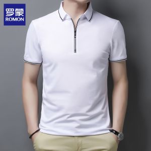 ROMON | New Fashion Business Polo Shirt Short Sleeve