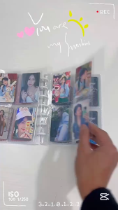 Mushroom‑Button Photocard Binder Album A4 4‑Grid & 9‑Grid with Sleeves for 3‑Inch K‑pop Photocard Lomo Card Postcard