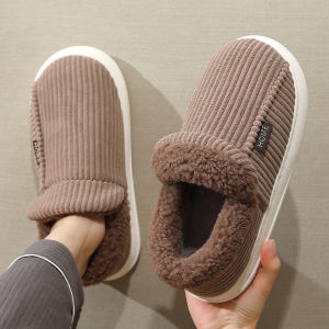 Warm Anti-Slip Fleece Slippers for Men and Women