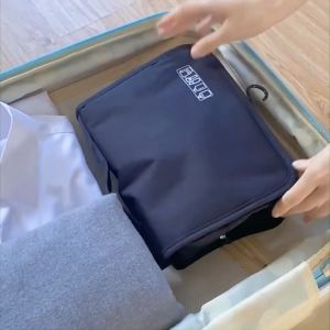 กระเป๋าใส่อาบน้ำ BEZ แขวนได้ กันน้ำ nylon กระเป๋าผ้าผ่านกระเป๋าช้เหลือ ซึ่งสำหรับคุณที่มีกระเป๋าห้องน้ำ และให้สามารถจัดระเบียบ การแขวนสำหรับคุณที่มีการผ่าตัด เพื่อให้การนวดสบายขึ้น