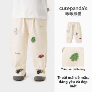 CUTEPANDAS | Quần Dệt Cho Bé Trai Bé Gái Mùa Thu Xuân