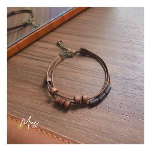 Vòng tay Kado - Vòng tay mix hạt gỗ li ti vintage