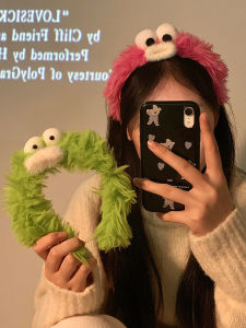 หมวกคล้องผมขนนุ่มน่ารักสำหรับผู้หญิง หมวกคล้องผมสำหรับใส่หน้ากากบำรุงผิว หมวกคล้องผมสำหรับใช้ในช่วงฤดูใบไม้ร่วงและฤดูหนาว