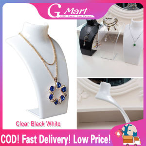 ⭐【LazTop Seller】Acrylic Mini Necklace Display Mannequin Pendant Model Jewelry Holder Necklace Showing Stand Rack Earring Showcase ZJJ-Necklace-Display-Stand