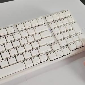 XVX Lumicat Backlit Keycaps Màu Trắng Mờ/màu Chuyển Sắc MAO Profile Custom Cat Keycaps Cho Bàn Phím Cherry MX In Bên Cạnh Bàn Phím