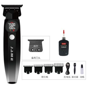 Jame Electric Hair Clipper Carving 0-6 Blades Mens Haircut Professional Barber Tool Non-Waterproof Personal Grooming Device
