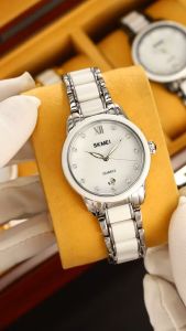 Jam Tangan Wanita Fashion Glamor Mewah Original SKMEI 2175 Rantai Kombinasi