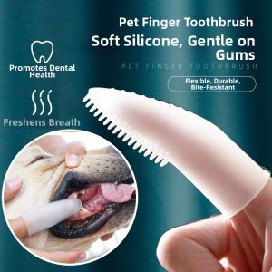Super SD Pets | Dog Dental Care Toothbrush Silica Finger Sleeve