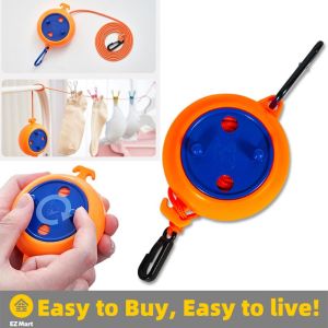 Fast Shipping: 8m Retractable Clothesline with Automatic Roll System