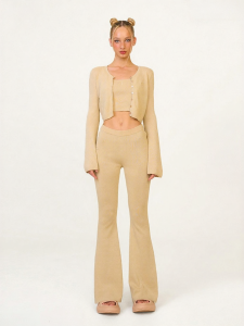 SMFK | Slimming Elegant Sport Knit Set 3 Pieces